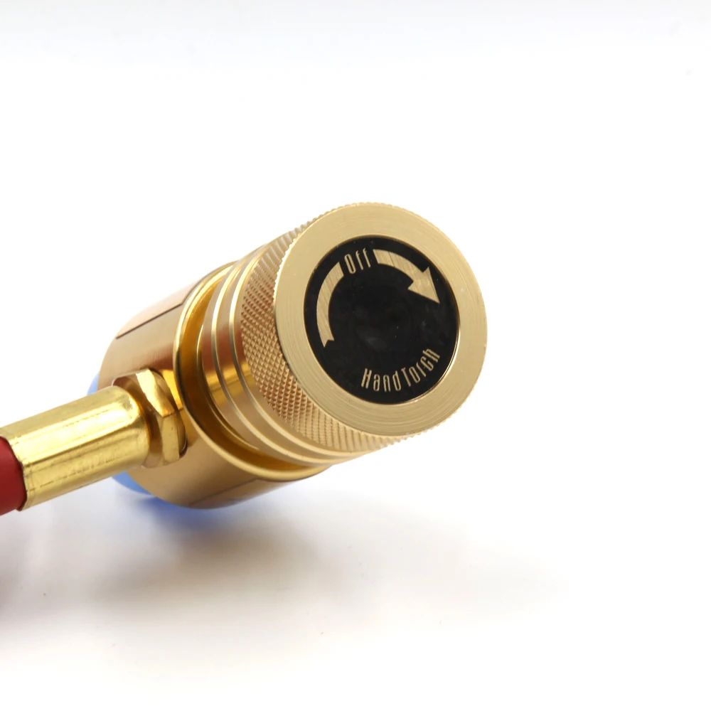 

New Safe Hand Propane MAPP Torch Braze Welding Torch 4 levels adjustable flame with 1.5m Hose