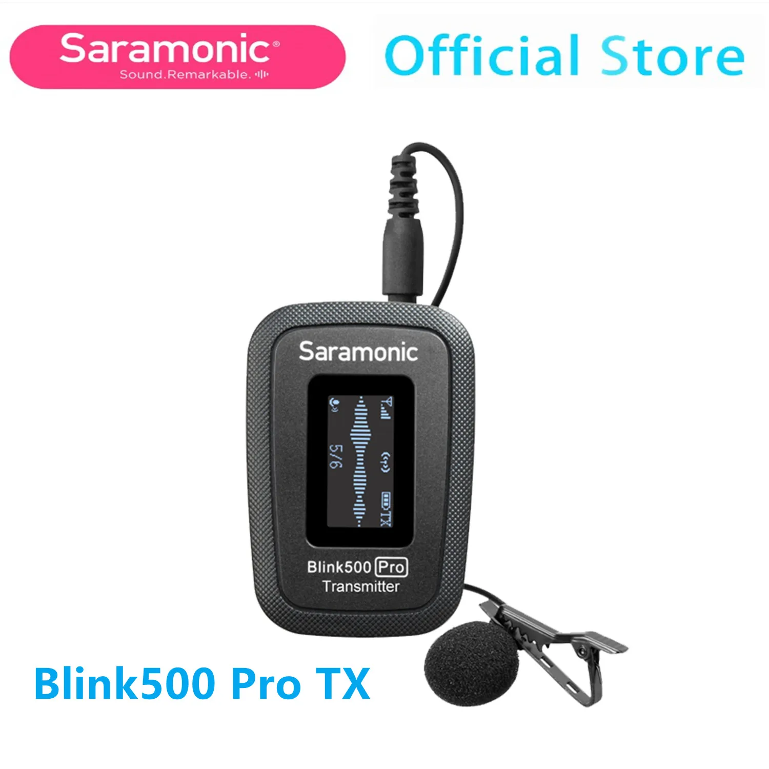 

Беспроводной передатчик Saramonic Blink500 Pro TX или RX 2,4 ГГц для Blink500 профессиональный приемник встроенный микрофон и 3,5 мм Mic/линейный вход