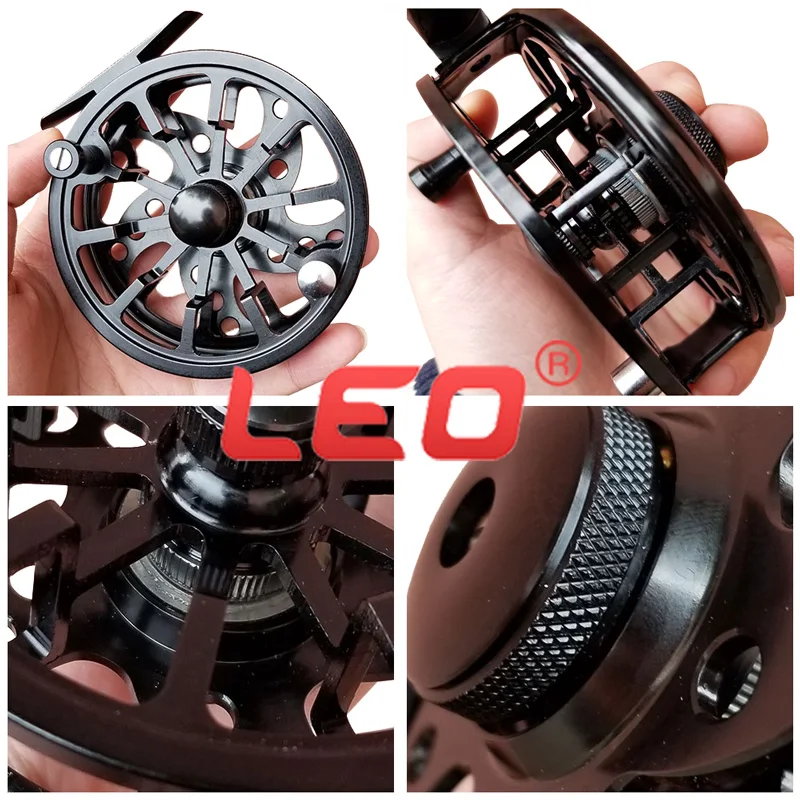 Высококачественная Рыболовная катушка для ловли нахлыстом из алюминиевого