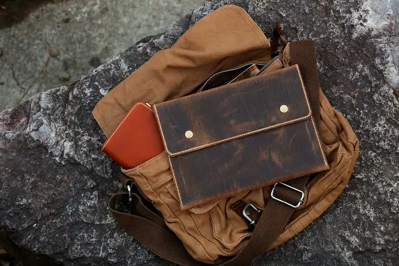 Персонализированный деревенский чехол из натуральной кожи для нового 2018 iPad Pro 11 12