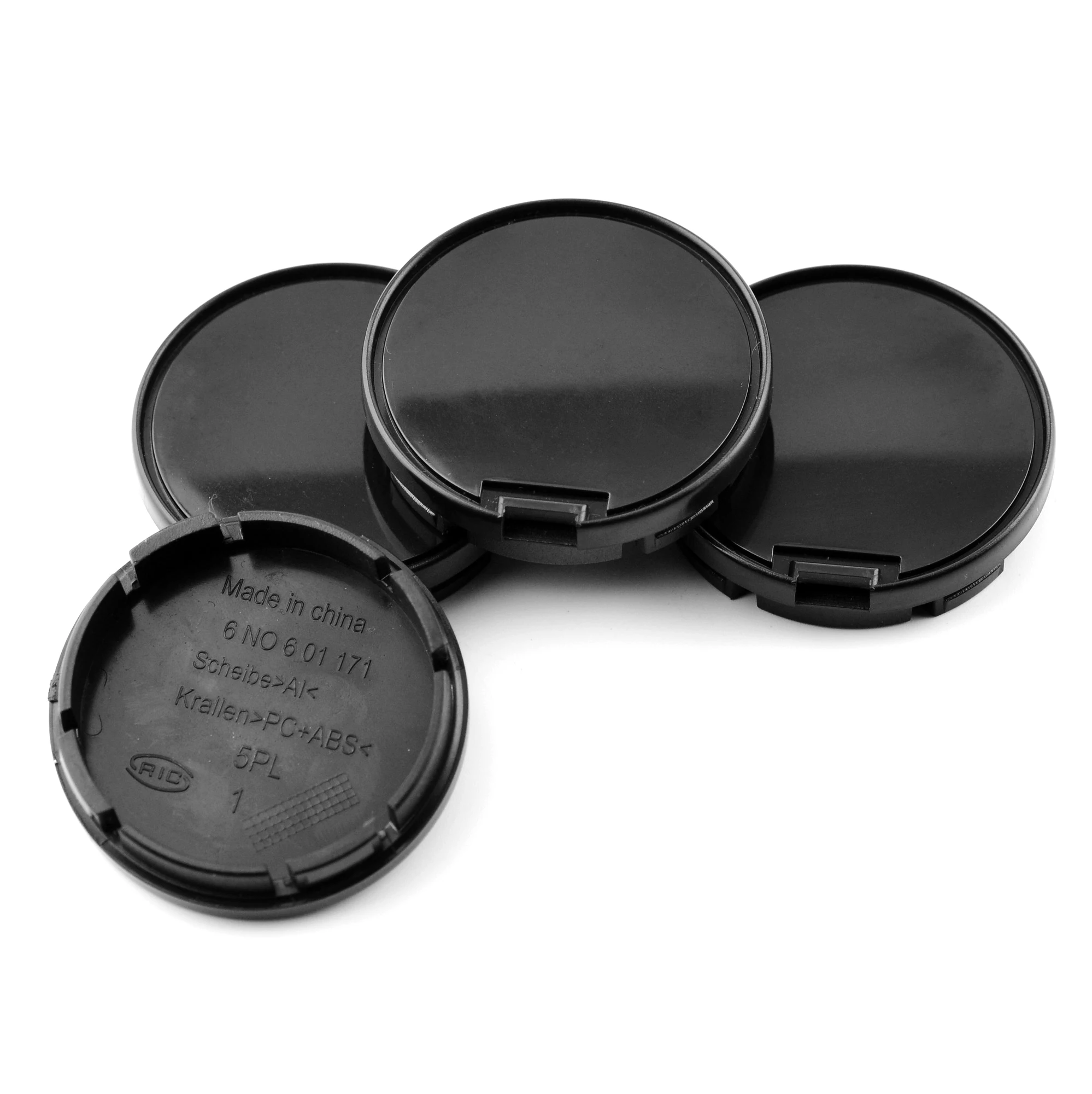 

1pc 56mm 53mm Wheel Center Hubcaps Pearl Chrome Black Hood Cover For Car Rims Auto Styling Accessories