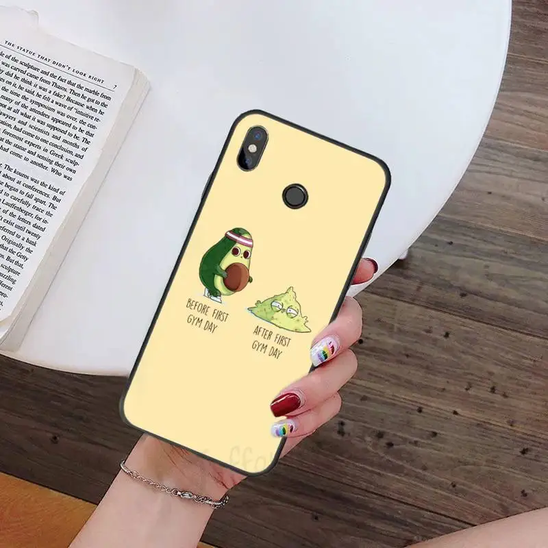 

Avocado cartoon Phone Case For Xiaomi mi Redmi note 7 8t 9 9t 9s 8 10 10t 11 pro lite K20 max 3
