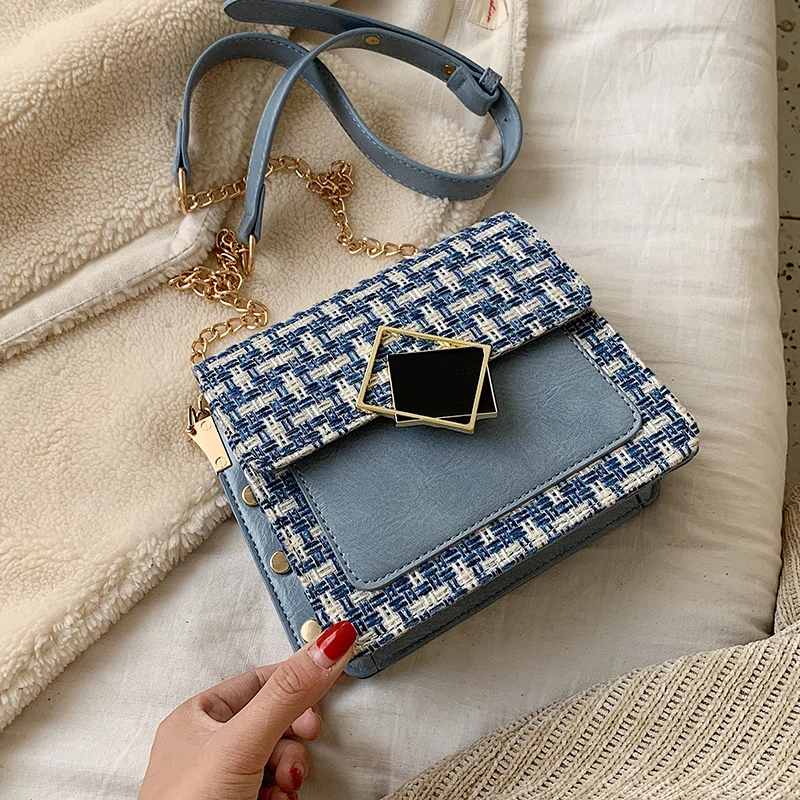 Элегантная женская квадратная сумка с клапаном новинка 2019 Высококачественная