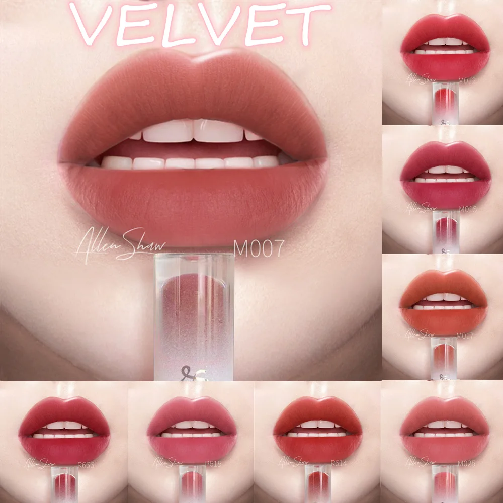 

Matte Lip Gloss Red Velvet Waterproof Long Lasting Liquid Lipstick Korean Plump Lips Tattoo Makeup Moisturizer Lip Tint Cosmetic