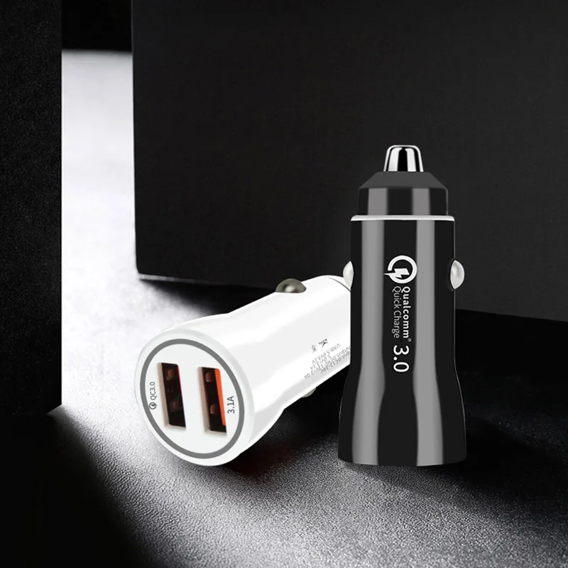 Многофункциональное зарядное устройство автомобильное для телефона 2 usb порта