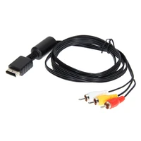 6ft 1 8m audio video av cable cord line adapter to rca for sony ps2 ps3 playstation system cable cord wire adapter