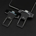 12 шт. автомобильный Стайлинг JP соединительная планка производство эмблема Безопасность пряжки ремня сиденья пояс безопасности сигнализация компенсатор фиксаторы уход за кожей лица маска для Nissan Хонды Тойоты