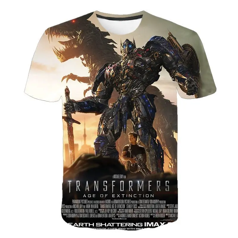 

2020 Summer Transformers 3D T Shirts Casual Men Women Children Fashion Streetwear Boy girl Kids Printed T-shirt Cool Tops Tee
