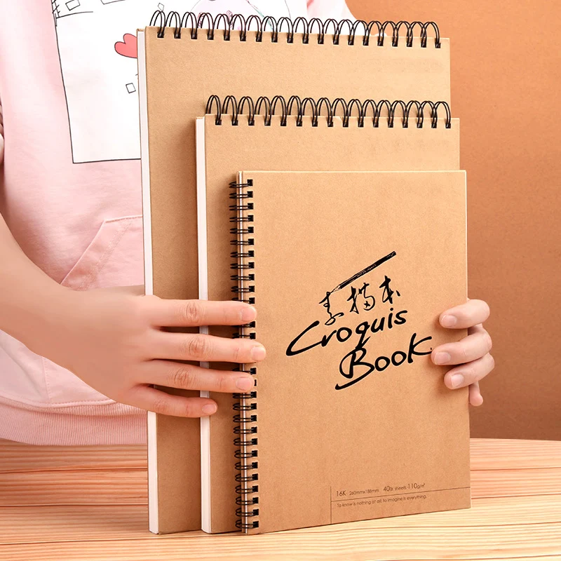 

Sketchbook sketches notebooks Album a4 paper Drawing thickened 8K Student 16 book hand painted albums