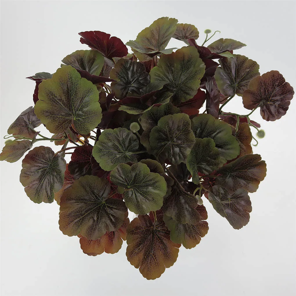 Искусственная Бегония с 6 головками имитация листьев растений домашний стол