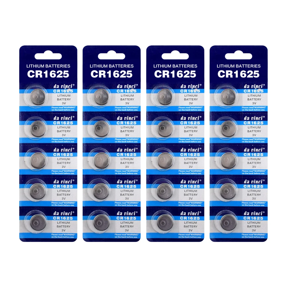 

20x 3V Lithium Button/Coin Cell Battery CR1625 BR1625 ECR1625 LM1625 KCR1625 3V Button Coin Cell Battery Bulk Lot