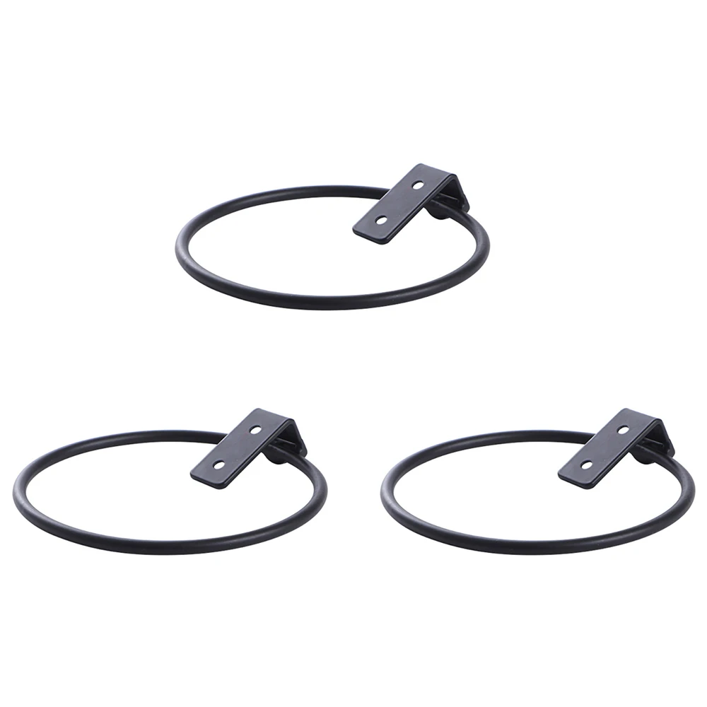 3 шт. настенное крепление цветочный горшок кольцо для посадки на балконе стеллаж