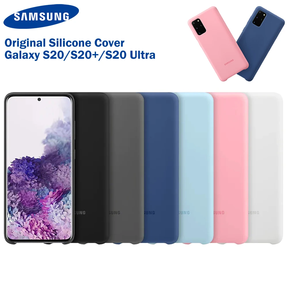 Оригинальный силиконовый чехол для Samsung GALAXY S20 + Plus Ultra 5G противоударный телефона |