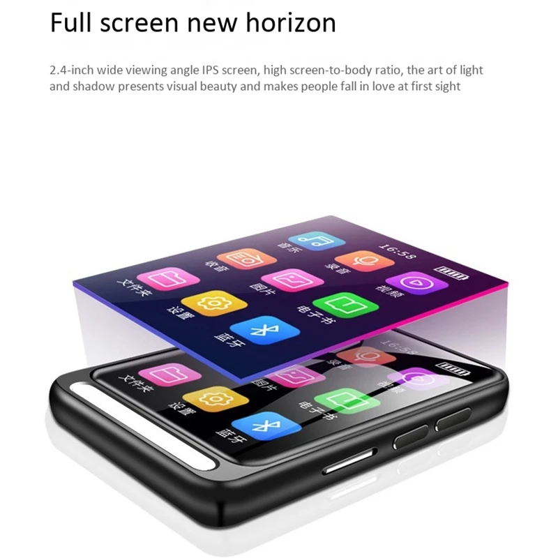

Full Sn Press 2.4 Inch Mp3 Player Student Walkman Portable Sports Ultra-Thin Mp4