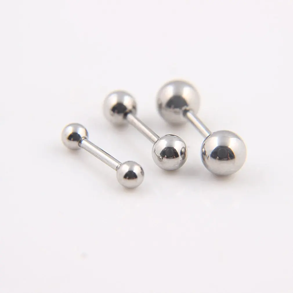 Серьги для ногтей гантели Двухсторонние серьги-шарики модные вечерние серьги из