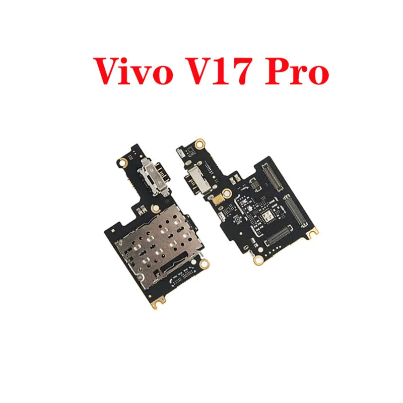 ДЛЯ VIVO V17 Pro разъем для sim-карты Хвостовая вилка маленькая платы микрофон USB