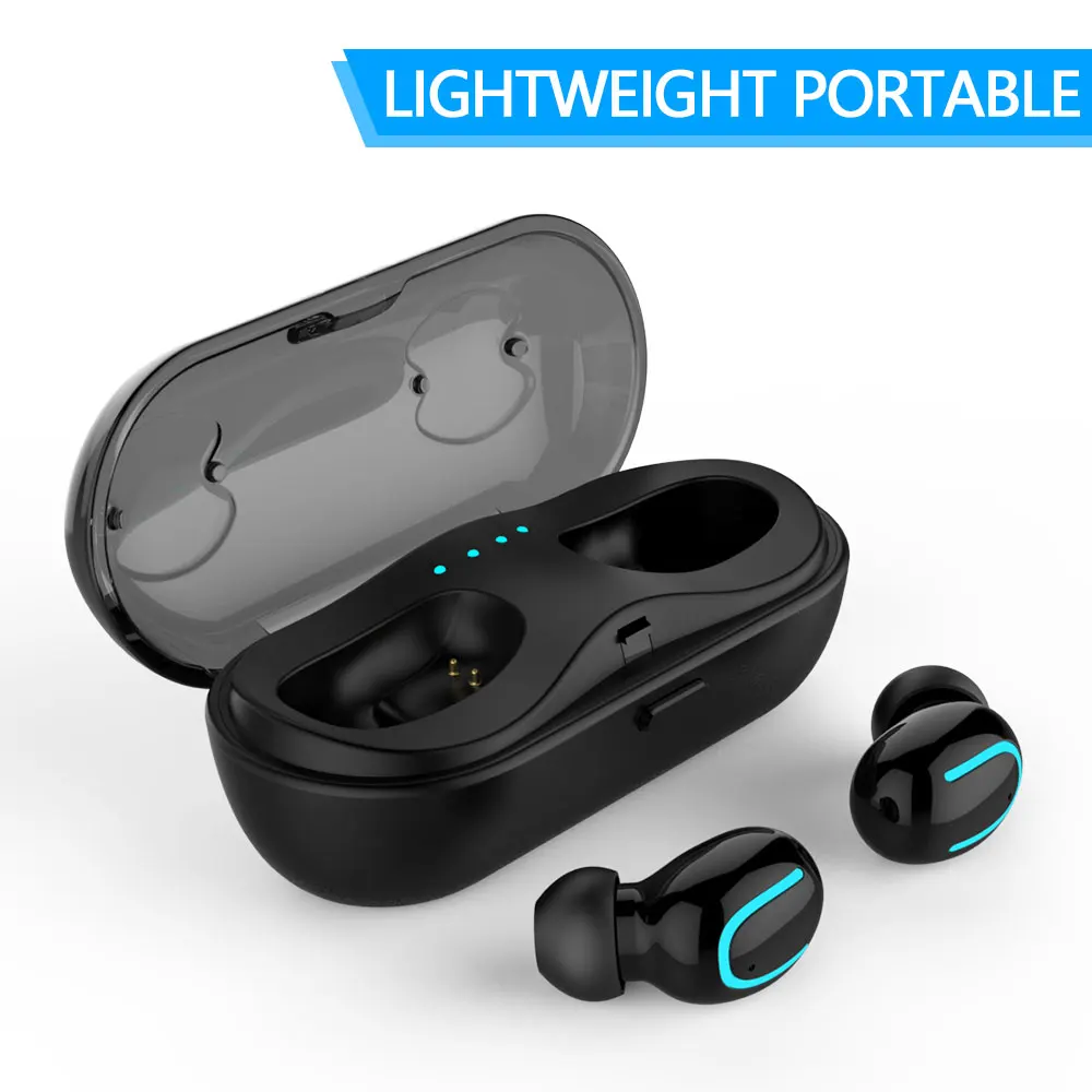 Bluetooth наушники беспроводные V4.2 HD стерео звук 15H время воспроизведения TWS в ухо