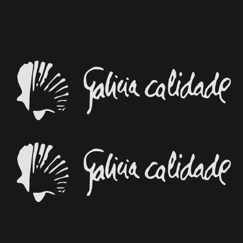 

15cm 2x Pegatinas Sticker Vinilo KK Vinyl Galicia Calidade Pegatina Aufkleber Waterproof Car Styling Black/Silver