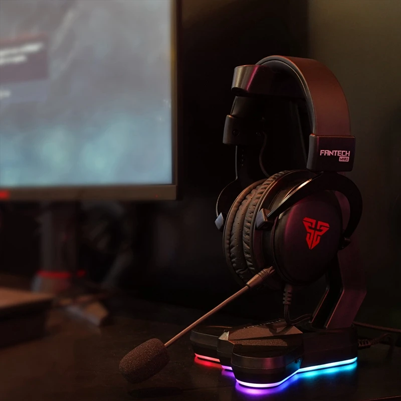 Наушники FANTECH AC3001S RGB с противоскользящей подставкой и основанием для