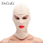 Дышащая Маска-капюшон для мужчин, женщин, мужчин, для ролевых игр, косплея, Хэллоуина, для взрослых, эластичная, причудливая, маска с открытыми глазами