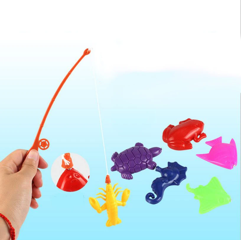 Детские магнитные игрушки для рыбалки интерактивные родителей и детей детские 3D