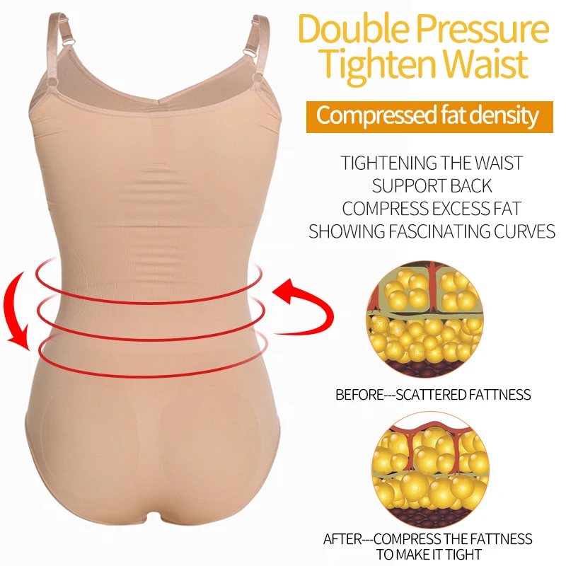 Bodysuit Shapewear Waist Trainer Full Body Shaper Women Tummy Control Slimming Sheath Abdomen Shapers Slim Corset Modeling Belt