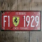 Металлический жестяной знак Bidesign 6x12 дюймов, автомобильная табличка enzo Ferrari Dmxplus, бар, паб, кафе, домашний декор, фотообои 30x15 см