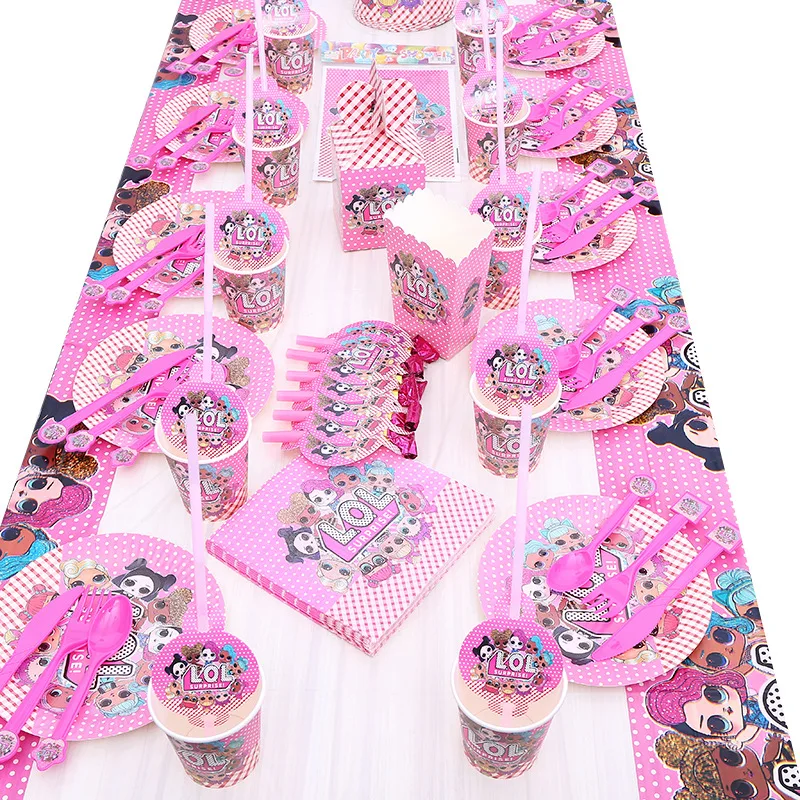 16 стилей кукла-сюрприз LOL столовая посуда на обеденный стол украшение для