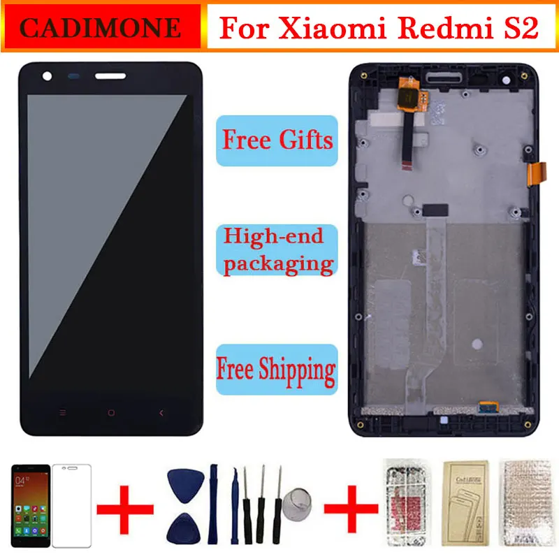 4 7 &quotдля Redmi 2 ЖК-экран с рамкой Замена для 2A 1280*720 разрешение Digiziter сборка |