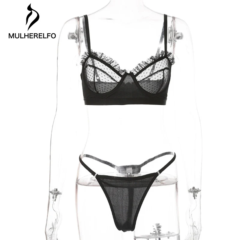 

Sexy Lace Edge Patchwork Lingerie Set Women Underwear Push Up Bra Low Waist Brief Set Female Lingeries Ladies Underwear 2 Pcs