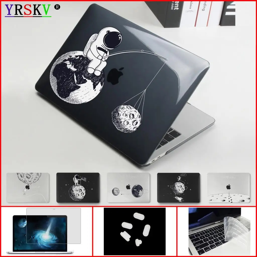 

New 3D Space Astronaut Series Laptop Case For Apple Macbook M1 Chip Air Pro Retina Touch Bar ID 11 12 13 15 16 inch Cover Case
