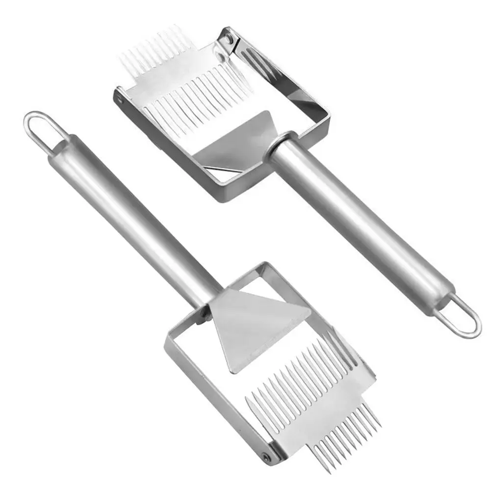 Нержавеющая сталь пчела мед улей разматывающая вилка Скребок Лопата инструмент