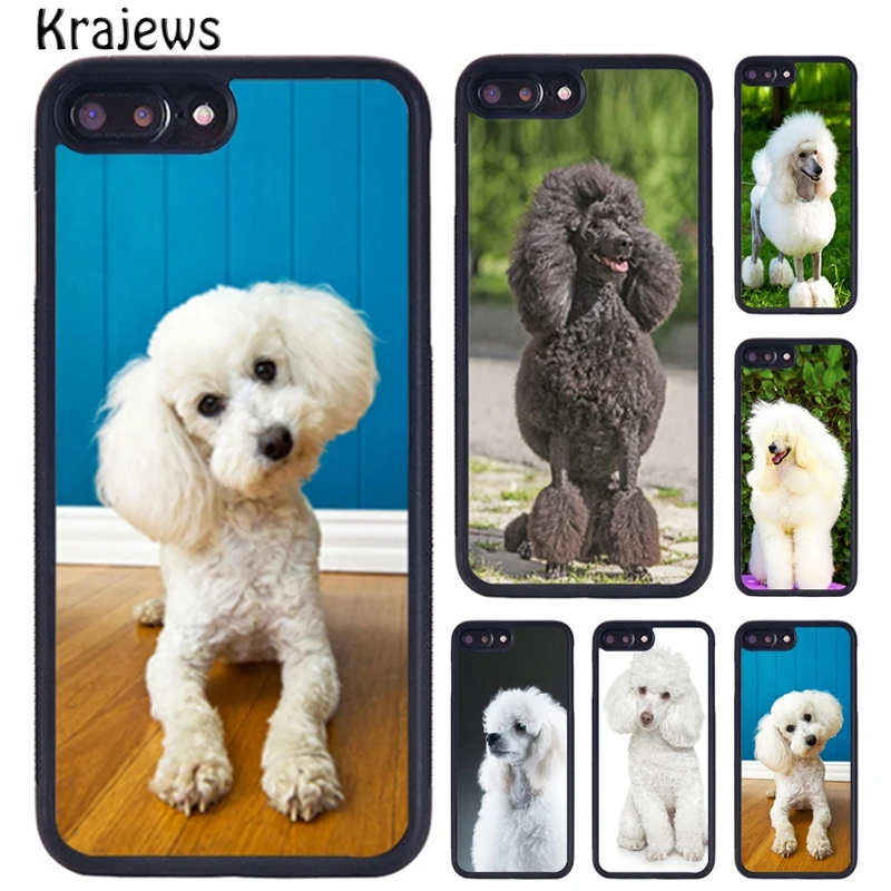 Чехол для телефона с изображением пуделя iPhone X XR XS 11 12 Pro MAX 5 6S 7 8 Plus Samsung Galaxy S7 S8 S9