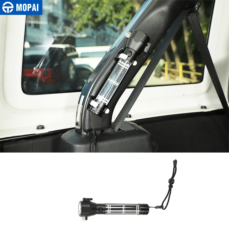 MOPAI защитный молоток для Jeep Wrangler JL 2018 + автомобильный фонарь на солнечной батарее