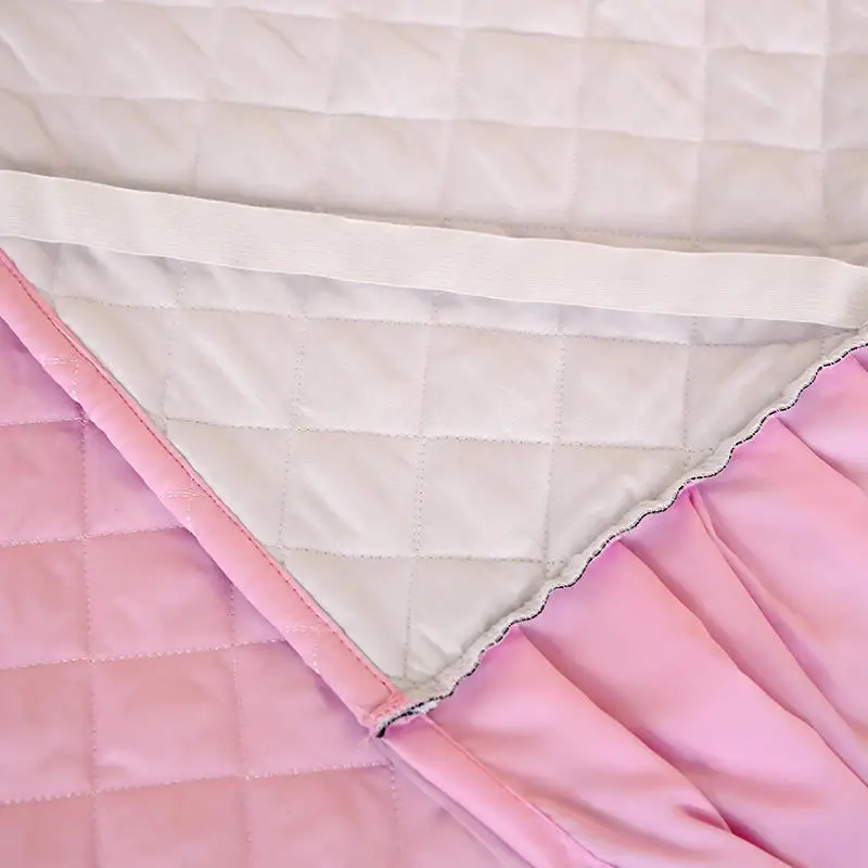 Розовое теплое плотное кружевное постельное белье наволочка 1/3 шт. с вышивкой