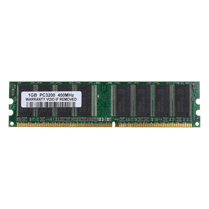 4GB Kit (4x1GB) DDR1-400MHz PC настольная память PC1-3200 184pin без ECC DIMM Ram зеленый | Компьютеры и
