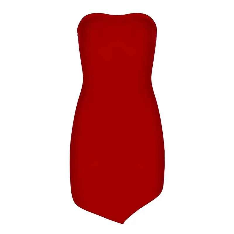 INDRESSME Сексуальное Женское Бандажное платье сексуальное без бретелек с открытой