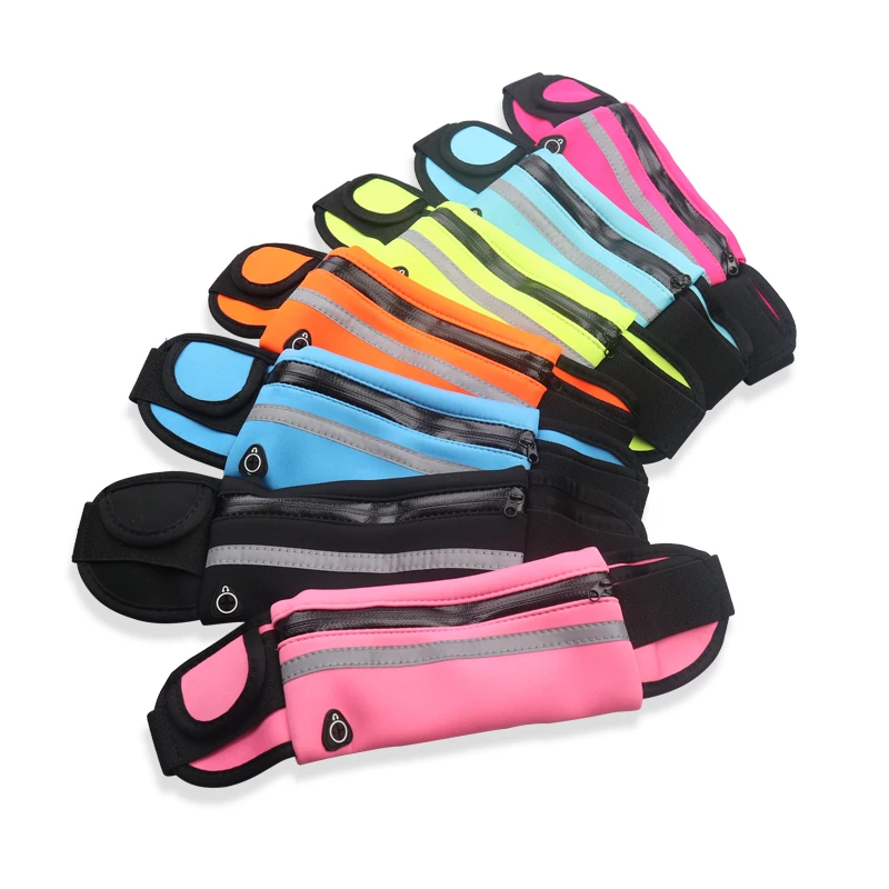 Уличная работает поясная сумка Водонепроницаемый мобильный телефон держатель