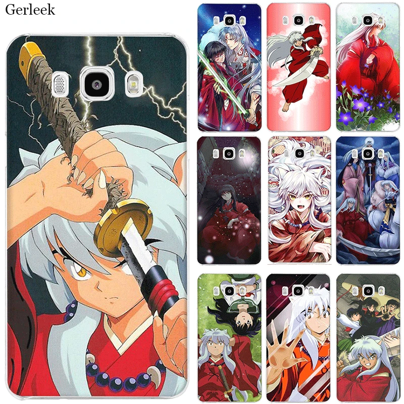 Мобильный телефон чехол для Samsung Galaxy J1 J2 J3 J5 J6 J7 Жесткий Чехол аниме Inuyasha Cool Shell