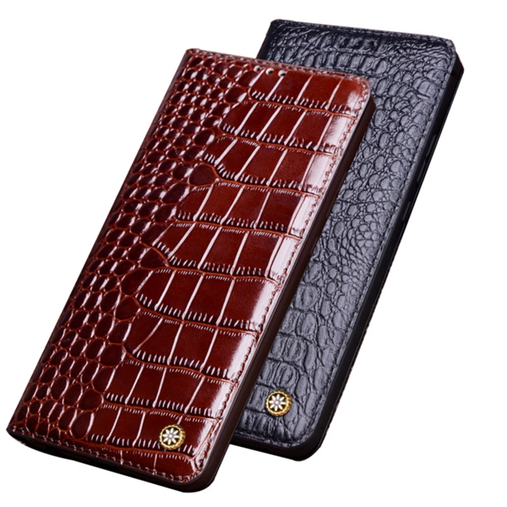 Luxury Natural Leather Magnetic Closed Phone Bag Case For Xiaomi Redmi K40 Pro/Xiaomi Redmi K40 Flip Cover With Kickstand Funda