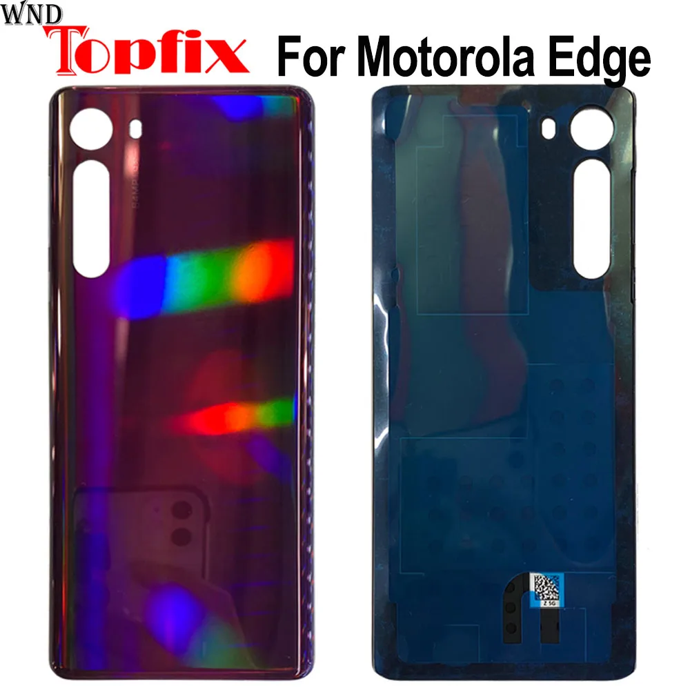 

Новая крышка для Motorola Edge задняя крышка батарейного отсека задняя стеклянная крышка корпуса для Moto Edge Крышка батарейного отсека Корпус