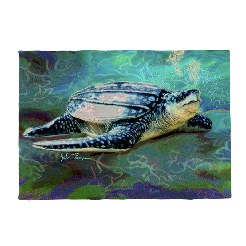 Самая популярная морская черепаха модная подстилка кожаная геометрический стол