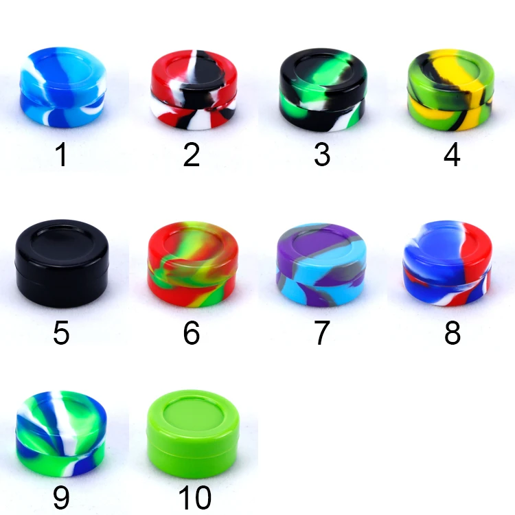 7 мл силиконовая восковая емкость коробка для хранения антипригарная банка сухой