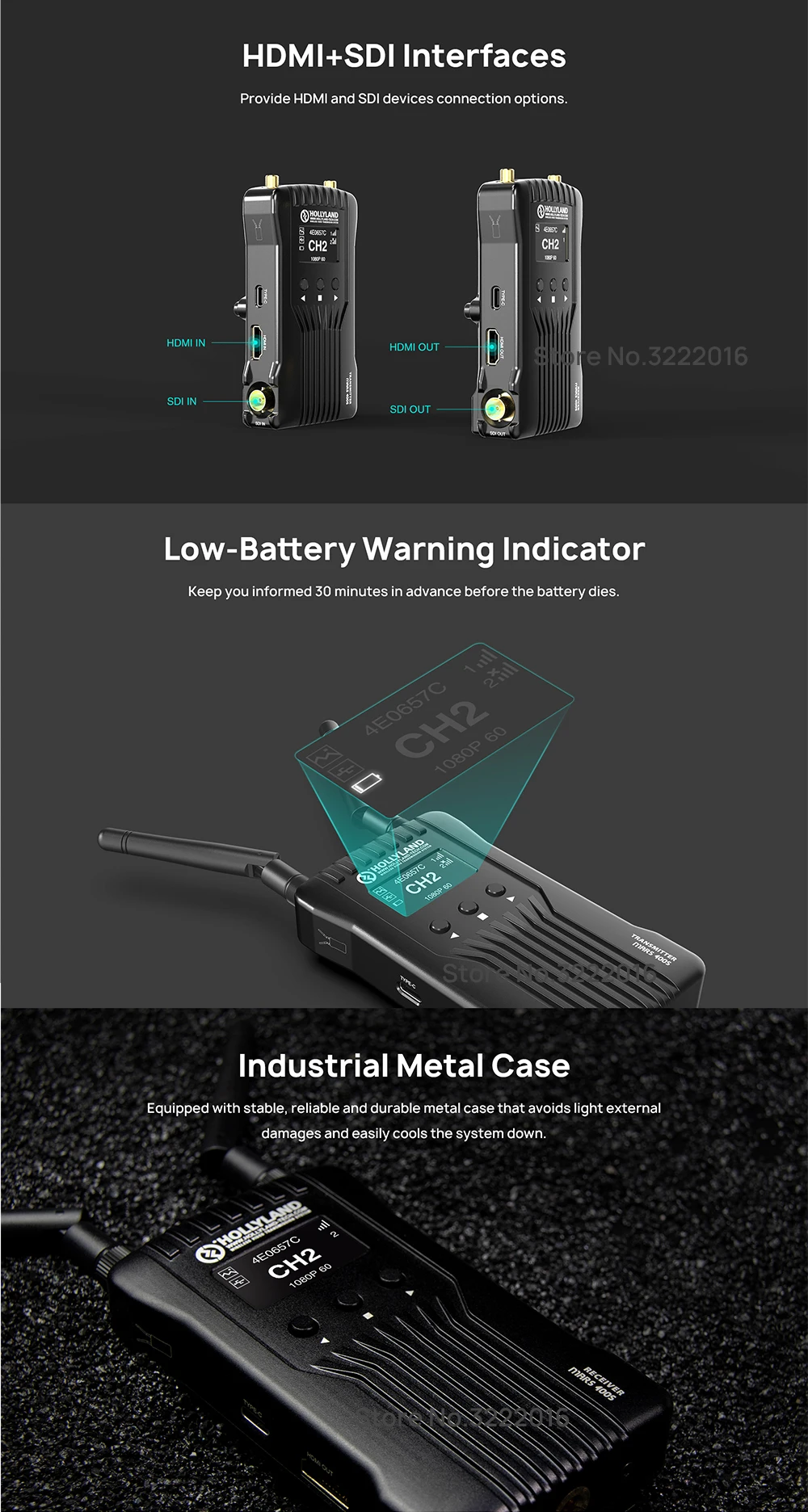 HOLLYLAND 400S 400FT HDMI SDI 1080P передача для камеры изображения беспроводной HD видео передатчик приемник VS Mars 300 300ft