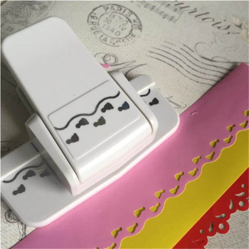 Дырокол для скрапбукинга края ручной работы резак бумаги новый необычный