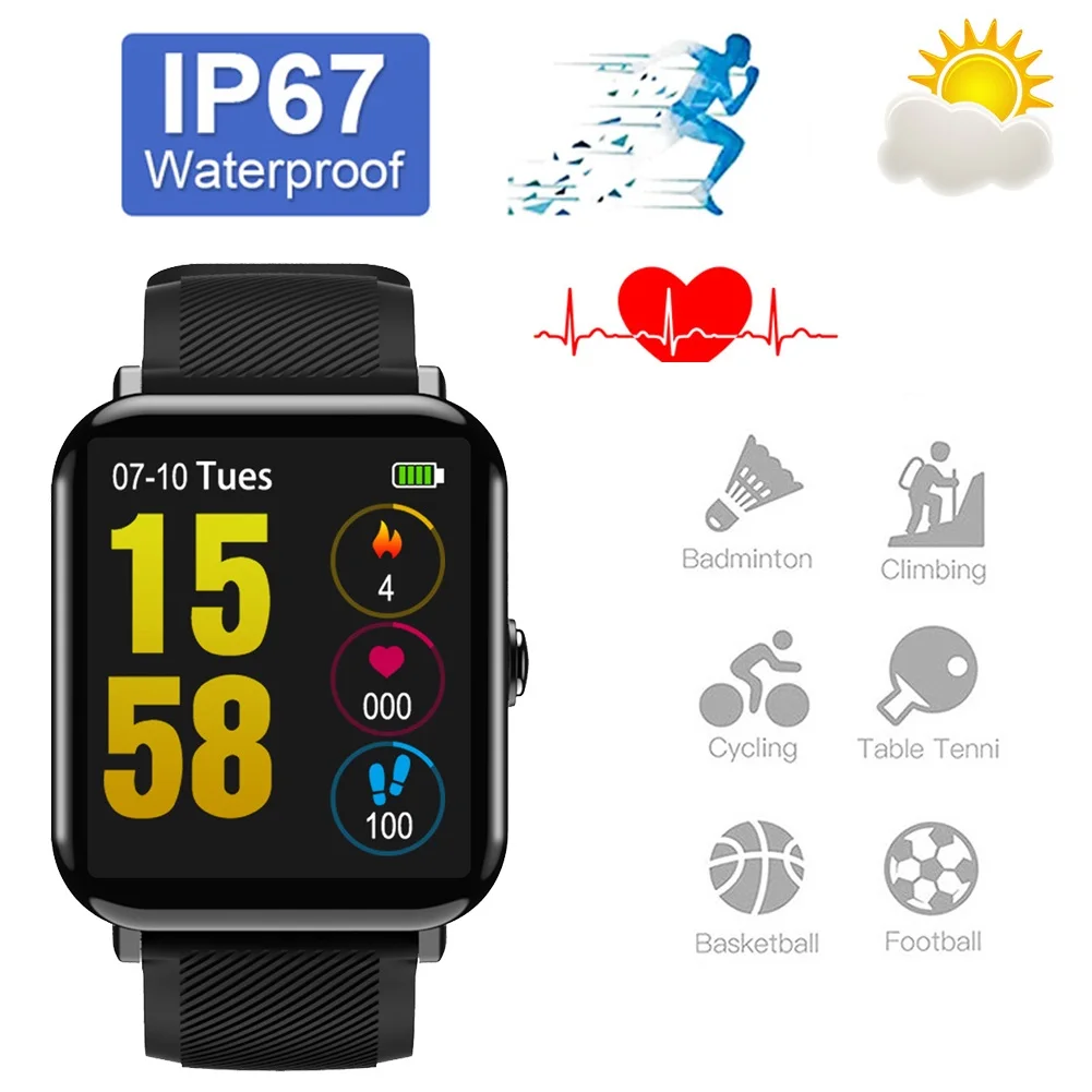 

W2 Smart Watch Blood Pressure Heart Rate Monitor Fitness Bracelet Watch Men Sports Smartwatch For IOS 9.0 Android 4.4 Smart Band