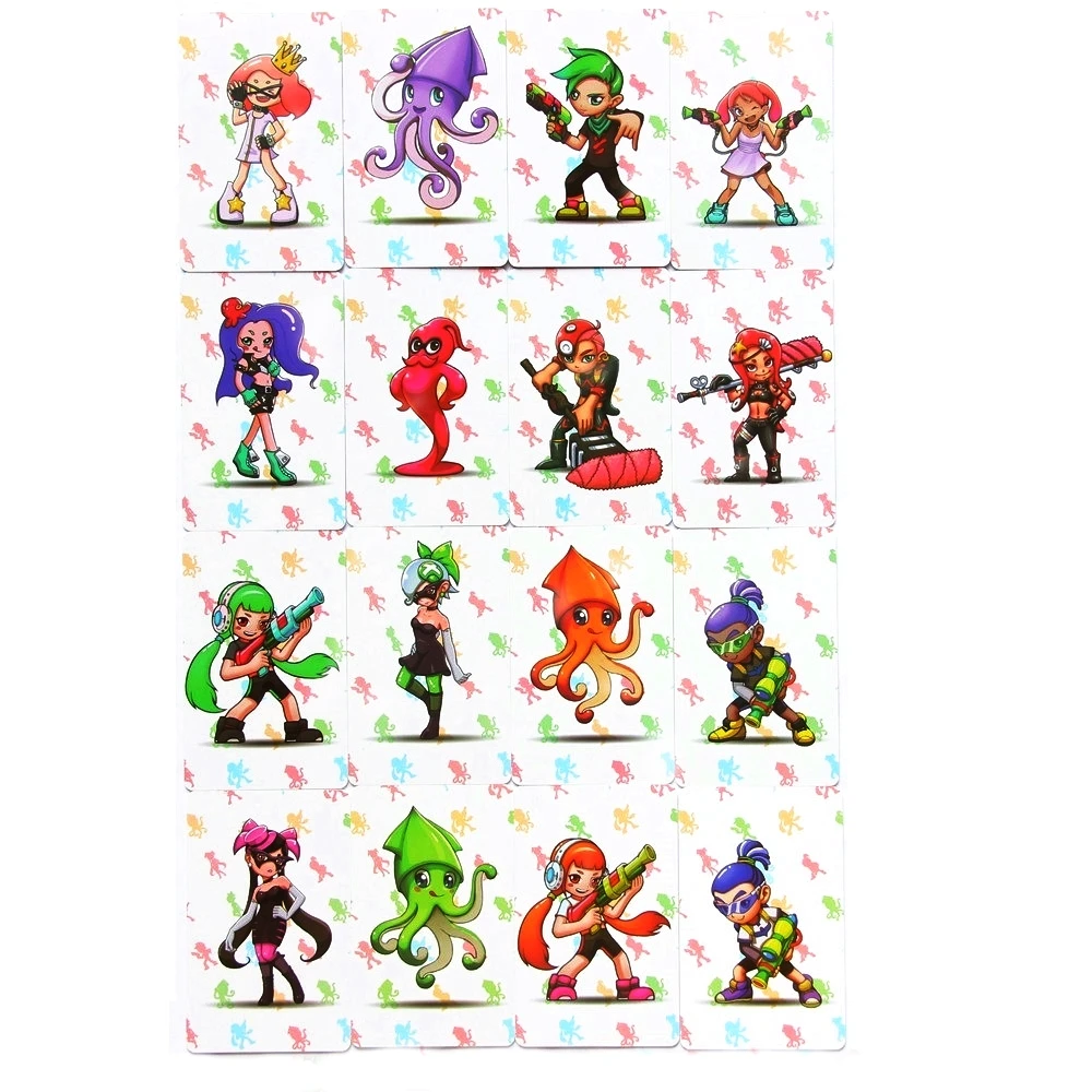 16 шт. Splatoon 2 сбор данных Ntag215 метки NFC стандартная большая игровая карта для NS Switch