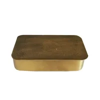 Handmade Nordic American Indian Imported Brass Retro Embossing Storage Box Pick Small Object Storage Jewelry Box Copper Box