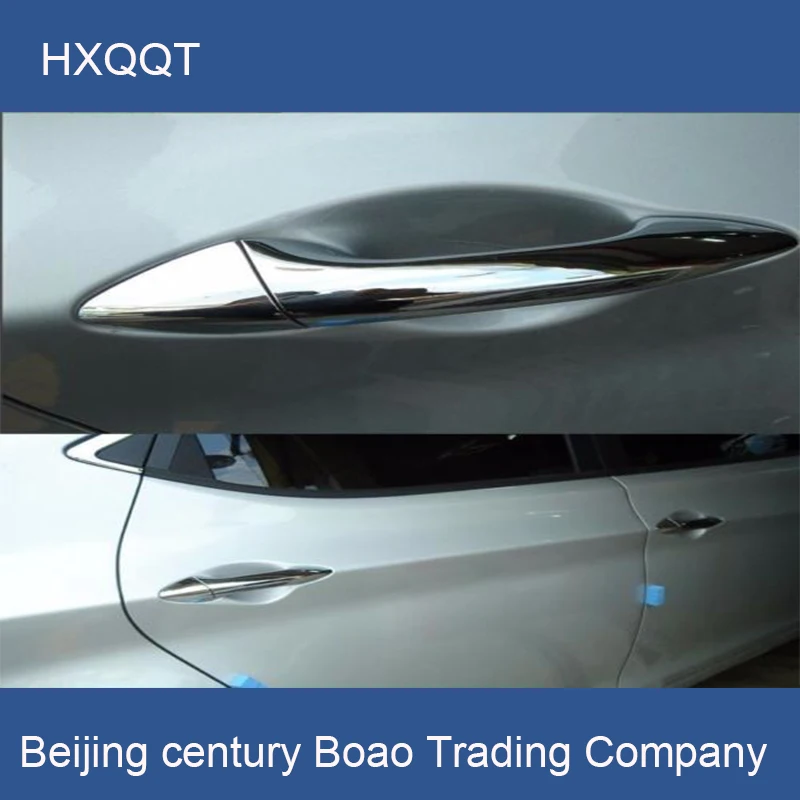 Хромированная Крышка для ручки двери смарт ключа 8EA 1 комплект Elantra 2011 2015 OEM 826513X210