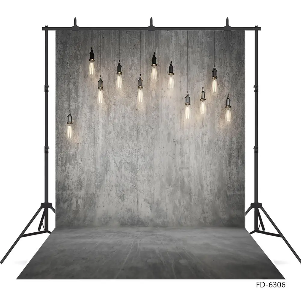 

Cement Wall Light Photographic Backdrop Vinyl Fond Background for Baby Shower Newborn Children Pets Toy Photocall Photo Studio